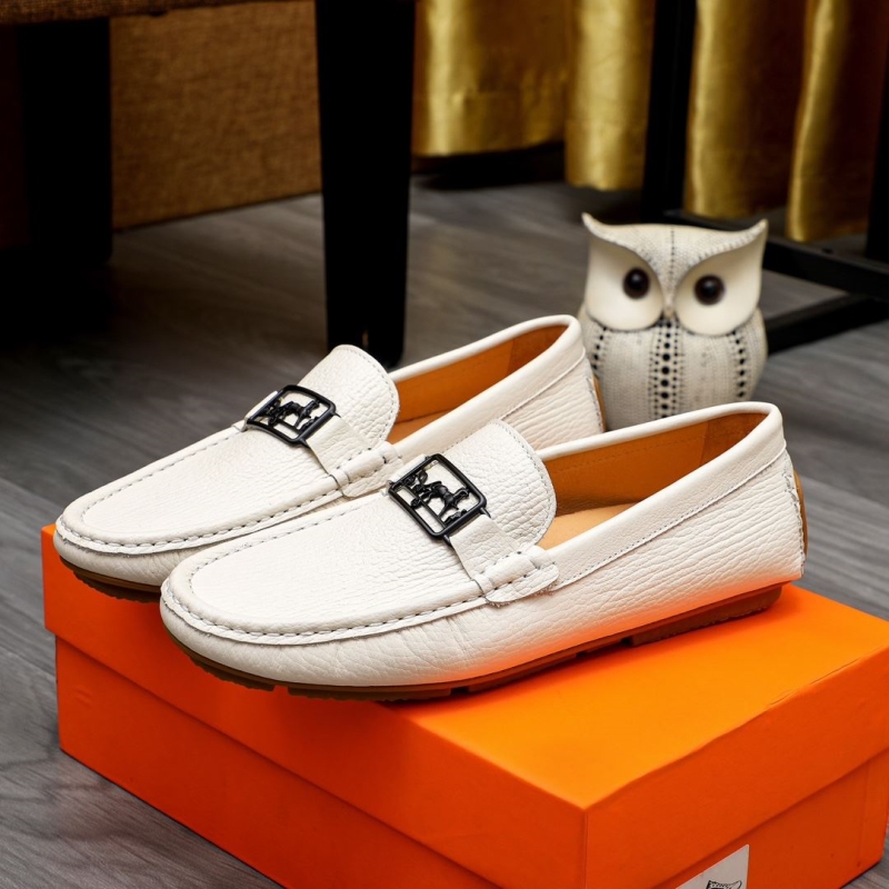 H**mes leather shoes